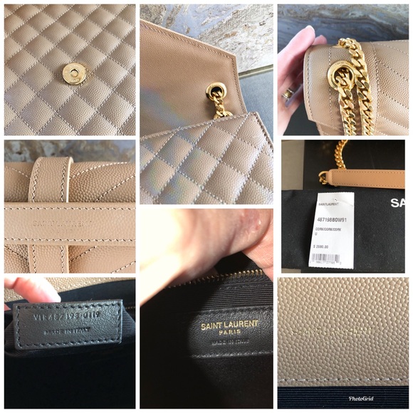 Saint Laurent Monogram Triquilt Envelope Chain Bag - Picture 7 of 7